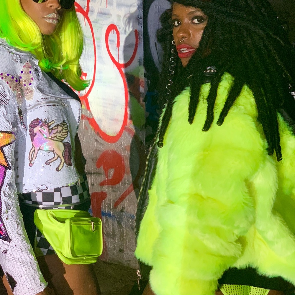 Dollskill faux fur jacket